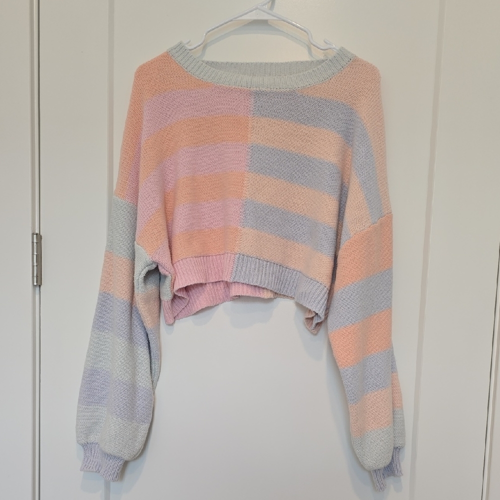 Le Lis Soft Pastel Knit Sweater